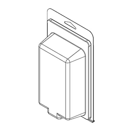 Visipak Thermoform-CLAMSHELL-#409-8.250-4.938-5.563-3.188-1.625-0.020-CLEAR,  409TF